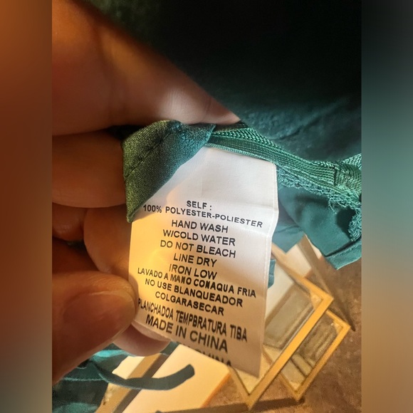 NWT Emerald green/Jewel tone long sleeve top - small - Picture 5 of 6